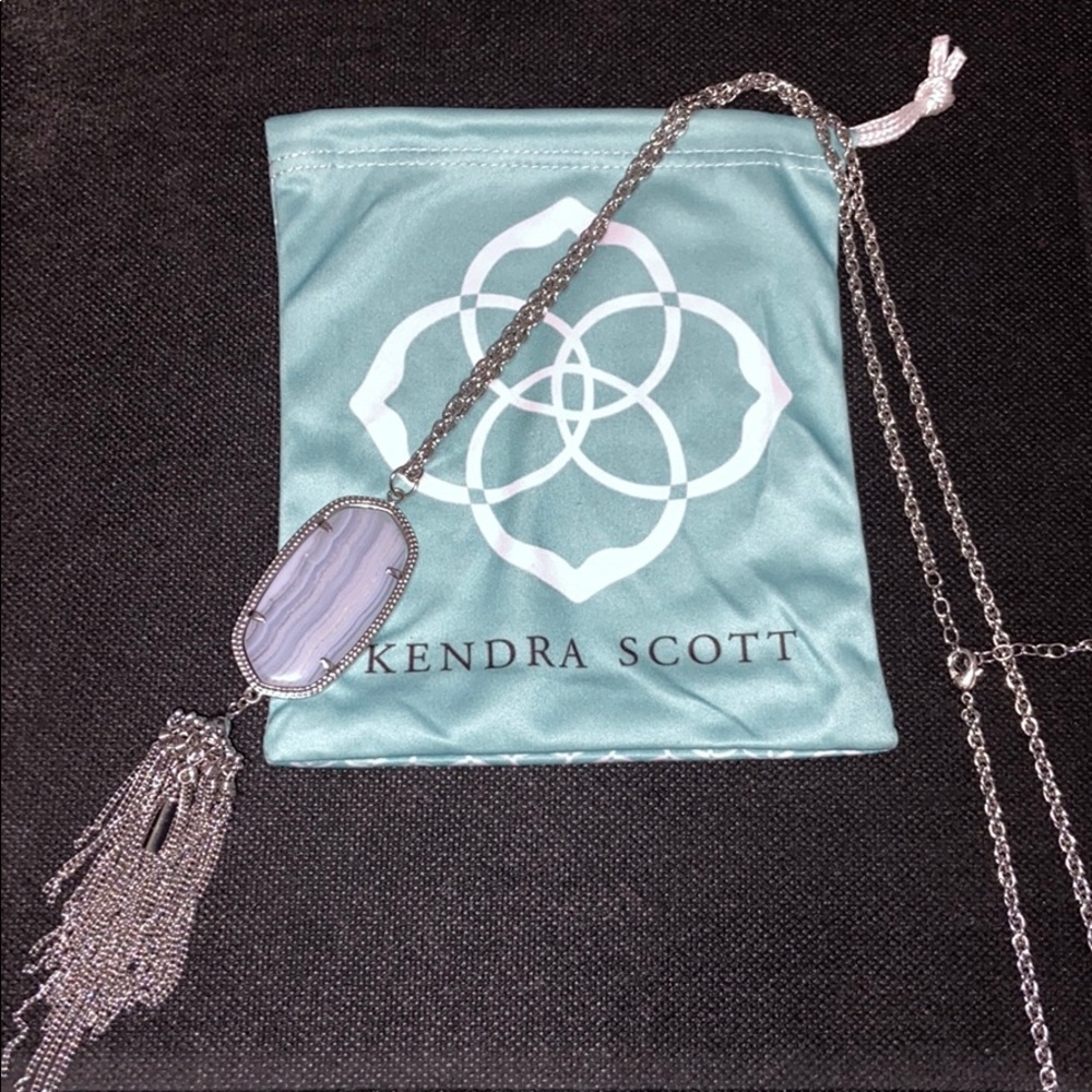 Kendra Scott Silver Pendant Necklace